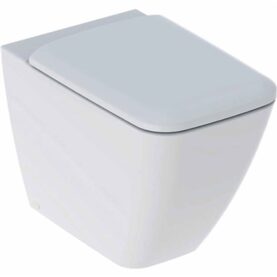 GOLV-WC ICON SQUARE MED SITS RFRE, SLUTEN FORM, NIVÅ M VÄGG, D56 GEBERIT