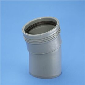 BÖJ 110 MM X 15° MUFF X SLÄTÄNDA 25 STK PER FRP GRÅ WAFIX