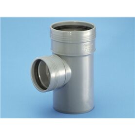 GRENRÖR 110X110 MM X 88,5° 2MUFF X SLÄTÄNDA 10 STK PER FRP GRÅ WAFIX