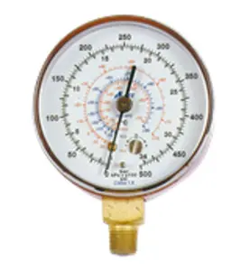 MANOMETER HP 80MM OLJEFYLLD