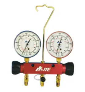 MANOMETERSTÄLL 2-VÄG CO2 TRANSKRITISKT, 80MM ITE