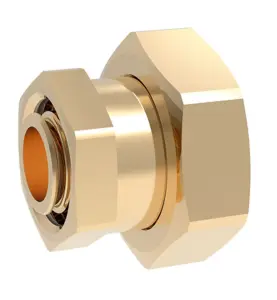 DUBBELMUTTER 15(G1/2") X G3/4" GUL VATETTE