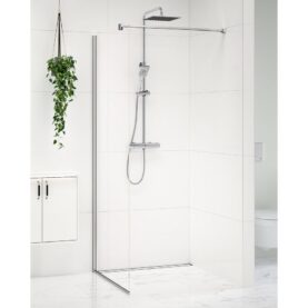 DUSCHVÄGG SQUARE, RAK 80 CM GBG