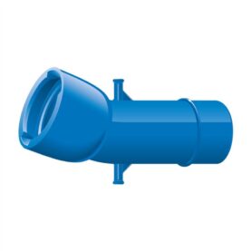 BÖJ DN 250X22° 1MUFF BLÅ VRS-SYSTEM