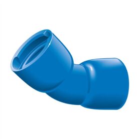 BÖJ 500X45° 2MUFF BLÅ VRS-SYSTEM