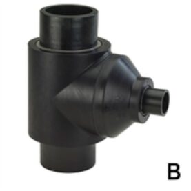 ISOLERAT T-RÖR 90° FÖRMINSKAT D75/D125XD63/D110 GEORG FISCHER