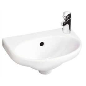 TVÄTTSTÄLL 5540 NAUTIC VIT BLANDARHÅL VÄNSTER 400X275 MM GBG