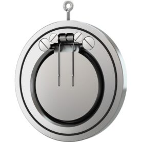 100 KLAFFBACKVENTIL ROSTFRITT STÅL PN16 AL2071