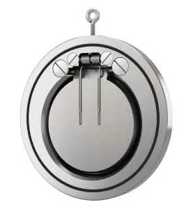 100 KLAFFBACKVENTIL ROSTFRITT STÅL PN16 AL2071