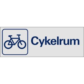 TRIVSELSKYLT CYKELRUM 225X80 MM