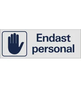 TRIVSELSKYLT ENDAST PERSONAL 225X80