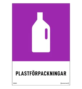 MILJÖDEKAL PLASTFÖRPACKNINGAR 148X210 MM