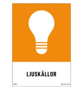 MILJÖDEKAL LJUSKÄLLOR 148X210 MM