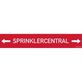 GRAVERAD SKYLT SPRINKLERCENTRAL 150X60 MM