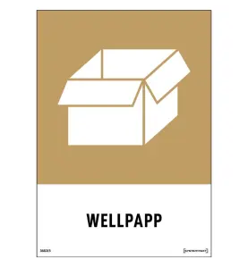 MILJÖDEKAL WELLPAPP 148X210 MM