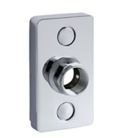 VÄGGBRICKA ENKEL DESIGN LINE, G15-Ø16 PEX, FÖRKROMAD TRIO