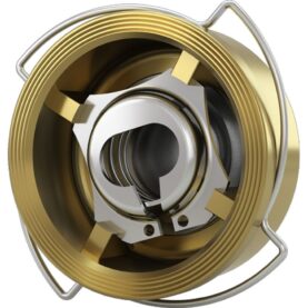 DISCOBACKVENTIL MÄSSING PN16 AL2075 100