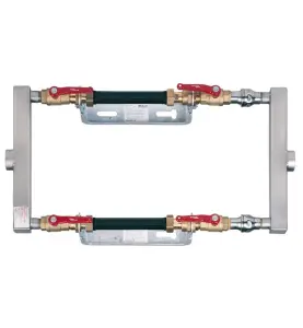 VATTENMÄTARKONSOL PARALLELL 225-1B G32 FÖR 2 X 190-220 MM MÄTARE, INVÄNDIG GÄNGA