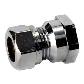 RAK KOPPLING 12 MM X G10 KLÄMRING X INVÄNDIG GÄNGA KROM VATETTE