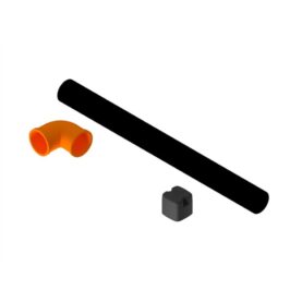 AVLUFTNINGSPAKET 110 MM FÖR AVLUFTNING SVART FANN