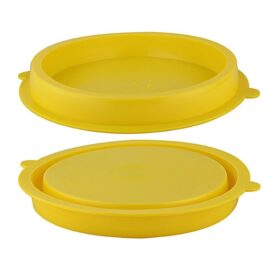 SKYDDSLOCK 160 MM FÖR MARKAVLOPP GUL FALUPLAST