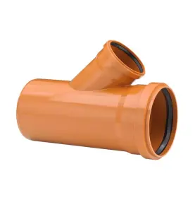 GRENRÖR MARK PVC 250/200X45°