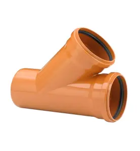 GRENRÖR MARK PVC 160/160X45°