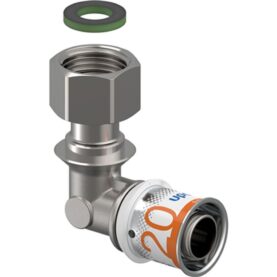 VINKEL 20-G3/4"SN MED LÖPMUTTER S-PRESS PLUS UPONOR