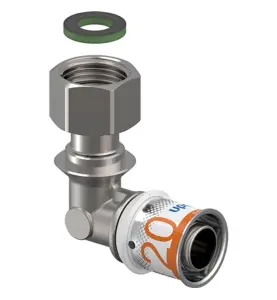 VINKEL 20-G3/4"SN MED LÖPMUTTER S-PRESS PLUS UPONOR