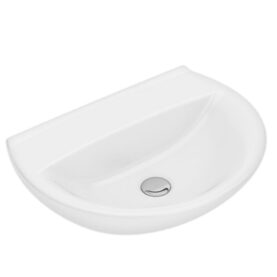 TVÄTTSTÄLL SPIRA 50 CM RUND BULT UTAN BRÄDDAVLOPP MED KRANHÅL IFÖ