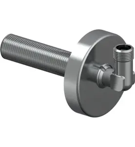 VINKELNIPPEL AQUA PLUS UTV G15XG10 MED TÄCKBRICKA FÖRKROMAD UPONOR
