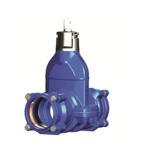 SLUSSVENTIL 719 AQ DN100/110PE, PVC ULEFOS
