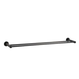 HANDDUKSSTÅNG KNOX DUBB LIM SVART RORTFRITT STÅL ALTERNA