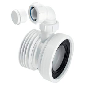 WC-STOS NR.2 RAK MED EXTRA ANSLUTNING 40 MM VIT ALTECH