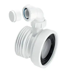 WC-STOS NR.2 RAK MED EXTRA ANSLUTNING 40 MM VIT ALTECH