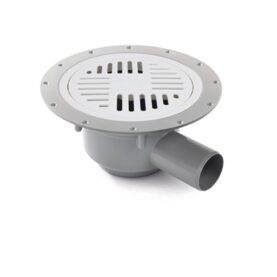 GOLVBRUNN PS 50 M2 MP SIDOUTLOPP MED MATTPAKET GRÅ JAFO