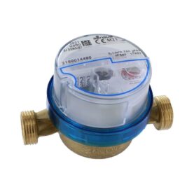 KALLVATTENMÄTARE DOMOJET 15/110 Q3:2,5 G20 (DN15, G3/4") BL=110 MM T50 MÄSSING SENSUS
