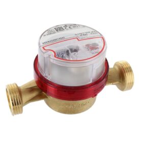 VARMVATTENMÄTARE DOMOJET 20/130 Q3:4 G25 (DN20, G1") BL=130 MM T90 MÄSSING SENSUS