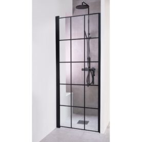 NISCHDÖRR LUSSO BLACK CHESS RAK 80 MED HANDTAG 2 ALTERNA