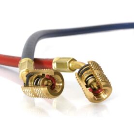 SERVICESLANG MED SNABBKOPPLING 1/4"X1/4" BLÅ