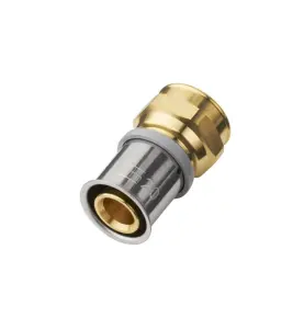 ÖVERGÅNGSMUFF 50 MM X G40 MUFF X INVÄNDIG GÄNGA MÄSSING/ROSTFRI ROTH