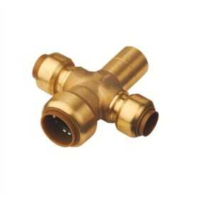 KORSFÖRDELARE 22/1+1X18 MM 1+1 X C/C 50 MM MUFF X SLÄTÄNDA/1+1 MUFF MÄSSING ROTH