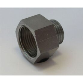 NIPPEL METALL G20XG15 INVÄNDIG X UTVÄNDIG GÄNGA KROM