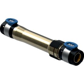 LÅNG KOPPLING 16 MM GULMETALL FLOWFIT GEBERIT