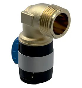 BÖJ 90° 16XR15 UTVÄNDIG GÄNGA GULMETALL FLOWFIT GEBERIT