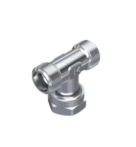 T-RÖR G15 52X26 MM 2UTVÄNDIG GÄNGA X LÖPMUTTER FÖRKROMAD