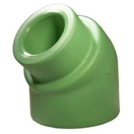 VINKEL GREEN PIPE 25 MM X 45° MUFF X SLÄTÄNDA GRÖN