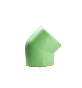 VINKEL GREEN PIPE 20 MM X 45° 2MUFF GRÖN