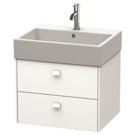 UNDERSKÅP BRIOSO VIT MATT 584 MM, 2 LÅDOR FÖR TVÄTTSTÄLL 7503087 DURAVIT