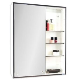 SPEGELSKÅP KUNGSÖR DOMINANT I KOMPAKTLAMINAT 55 CM SKJUTDÖRR GÅRÖ